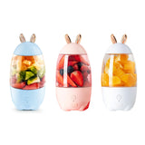 Portable Cute Rabbit Ears Electric Juicer Cup Household USB Charging Mini Smoothie Fruits Blender Outgoing Extractor