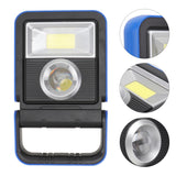 1PC Solar Hard Light Hand Lamp Outdoor LED Work Light COB Charging Camping Light