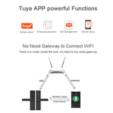 WIFI Tuya Smart Door Lock Smart Lock Fingerprint Door Lock Password IC Card Door Lock APP Remotely Fechadura Digital Door Lock