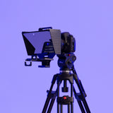 TC3 Teleprompter for Tablet Smartphone DSLR Camera Portable Teleprompter with Remote Control Lens Adapter Rings