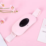 Menstrual Heating Pad Smart Vibration Women Relief Cramp Pains Electric Cordless Heated Waist Belt Massager Neck Pain Relief