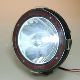 7' 100W HID Fronts Flood Driving Lights HID Xenon 12V Trucks SUV Spot Work Light Waterproof Flashlight Headlight 6925 LM 6000K