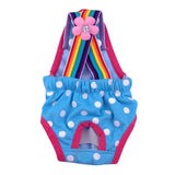Dots Pet  Dog Diaper dog woman underwear Sanitary Physiological Dog Pants Washable Female Shorts Panties Menstruation Panties