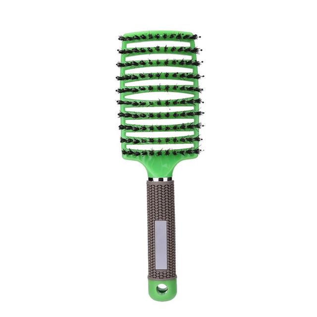 Girls Hair Scalp Massage Comb Hairbrush Bristle Nylon Women Wet Curly Detangle Hair Brush for Salon Hairdressing Styling GH44