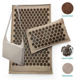 Non-Slip Acupressure Cushion Massage Mat Body Pain Spike Fitness Pilates Exercise Pillow Yoga Mat Gift Bag Applicator Relaxation