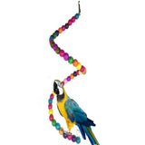 10PCS Bird Toy Set Parrot Toys Metal Rope Ladder Stand Budgie Accessories Perch Primary Color Parkiet Speelgoed Jouet Perroquet
