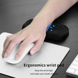 Keyboard and Mouse Wrist Rest Pad Set Padded Memory Foam Hand Rest, Keyboard Wrist Rest, Laptop Typing and Wrist Pain Relief