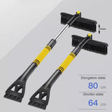 Car Snow Scrapper Auto Windshield Window Snow Cleaning Scraping Tool Winter Ice Scraper Shovel Snow Removal Brush 2 In 1
