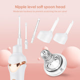 Luminous Electric Suction Ear Spoon Rechargeable Ear Pick LED Light Visual Ear Cleaner Wax Removal Tool for Children Adults