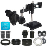3.5X-90X Double Boom Zoom Simul Focal Trinocular Stereo Microscope 38MP HDMI-Comp USB  Microscopio Camera Phone PCB Repair Tools