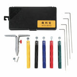 2022 Knife Sharpener Deluxe 5 Whetstones Set Sharpening System Lansky Deluxe Tool Abrasive Block Tools For Woodworking 5pcs/set