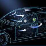 Aromatherapy Car Solar Rotating Suspension Air Freshener Panel Perfume Auto Diffuser Fragrance Aroma Perfume Ornament