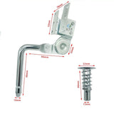 2pcs Multifunctional sofa Headrest hinge 135 degrees 6 gears Adjustable lifter Ratchet Holder Hidden Furniture hardware part