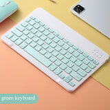 Rechargeable Universal 10 Inch Wireless Bluetooth Keyboard Mouse Set for IPad Iphone MAC Android Phone Samsung Tablet Windows