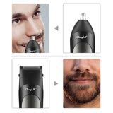 All in One Professional Hair Clipper Men Barber Electric Beard Trimmer Rechargeable Nose Ear Body Shaver Razor Machine Haircut 4
