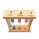 3/ 5/ 7 Minutes Sand Timer for Multifunctional Hourglass For Cooking, Classroom, Children's Games, Yoga, Swimming (Square)