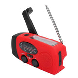 Solar Hand Crank Radio FM/AM/NOAA Multifunction Emergency Radio Portable Solar Radio 3 LED Lights Flashlight Hand Crank Radio