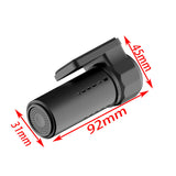 Rotatable 1080P HD Hidden WiFi Car Dash Cam Front Wireless DVR Camera G-Sensor Video Driving Recorder