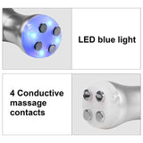Home RF Face Beauty Machine Facial Beauty Device Blue Light Wrinkles Removal RF Skin Rejuvenation Instrument US Plug 100‑240V