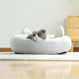 Pet cat bed Ears Nest Soft Warm Washable Round dog Cat Cushion Home Mat Cat Beds Sleeping House Pet Supplies Products