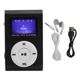 Portable Mini MP3 Music Player Lightweight Sports Back-Clip LCD Screen MP3 Support Memory Card MP3 Player