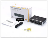 Behringer UMC202HD Audio Interface Sound Card Electric Guitar Live Recording External Sound Card Live Broadcast