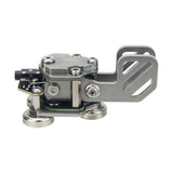 Upgrade Stainless Steel CW Morse Key Portable Telegraph Key Paddle Key With Magnetic Base For Radio Users