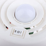 12V RV Motorhome Boat Air Vent Ventilation Ceiling Exhaust Fan Blower with LED Strong Wind 200CFM