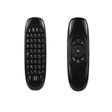 C120 mini Keyboard English Russian Layout  2.4Ghz 6 Gyro air mouse remote controlfor Android Smart TV Box mini pc computer i8