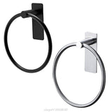 Towel Ring Adhesive for Hanging Towels Matte Premium Adhesive Hang Bathrooms Sticky Hangers Without Nails M23 21 Dropship