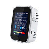 5 in 1 Air Quality Monitor USB Rechargeable Digital CO2 HCHO TVOC Temperature Humidity Tester NDIR Carbon Dioxide Meter