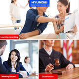 Hyundai 4058+ Portable Professional Digital Voice-activated Recorder support USB U-disk MP3 player Walkman cellphone Dictaphone