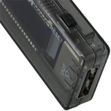 QC2.0 3.0 4-20V USB Tester Meter Voltmeter Ammeter Power Capacity Detector Mobile Power Current Charger Voltmeter Ammeter