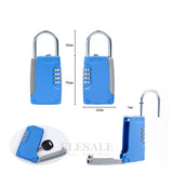 Top High Quality Hidden Key Safe Box 4-Digital Password Combination Lock With Hook Mini Metal Secret Box For Home Villa Caravan