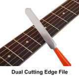 Guitar Fingerboard Luthier Tool,Guitar Fret Crowning File, Fret Leveling Beam Sanding Leveler Beam and String Spreaders