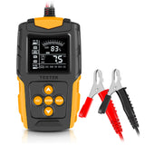 FOXSUR 12V 24V Car battery tester  LCD Battery Analyzer Car Charge Diagnostic Tool Gel AGM WET CA SLA Battery CCA IR SOH measure