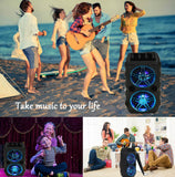 Outdoor Waterproof Wireless Bluetooth Speaker Home Theater Portable Mp3 Karaoke Stereo Music Support FM SD Card With Microphone