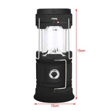 Portable Lamp Outdoor Emergency COB Tent Lamp Flashlight USB Rechargeable LED Solar Camping Lantern Light Work Light
