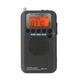 Portable Full Band Radio Aircraft Band Receiver FM/AM/SW/ CB/Air/VHF World Band with LCD Display Alarm Clock