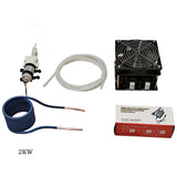 1set 2000W ZVS high frequency induction heating high power high frequency quenching intermediate frequency furnace without tap