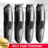 4IN1 Nose and ear Timmer Electric Razor Men's Shaver with clipper comb LCD display Trimmer for nose Eyebrow trimmer for men