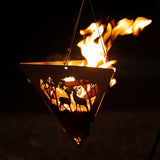 Detachable Bonfire Campfire Pit Camping Wood Stoves Stand Frame Fire Rack Stainless Fire Pit Outdoor Wood Heaters