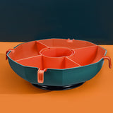 Hot Pot Draining Platter Double Layer Hot Pot Storage Platter Multifunctional Multi Grid Household Portable Kitchen Accessories