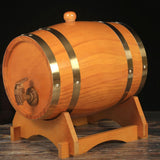 Oak Barrel, 1.5 L / 3 L Oak Storage Barrel Built-In Foil Liner To Store Your Own Whiskey, Beer, Wine, Bourbon, Brandy