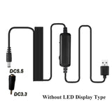 LED Display Electric Nail Drill Power Cord USB Charger Power Line For  Nail Drill Machine 5.5 Adjustable Speed Forward Reverse