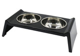 Non-Slip Double Cat Bowl Dog  Food Bowl With Stand Pet Feeding Water Bowls For Dogs Feeder Product Supplies No-Spill &amp; Non-Skid