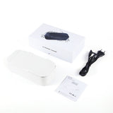 Cleaning machine ultrasonic cleaner 20W 42kHz jewelry glasses makeup brush cleaner 450ml denture cleaning machine
