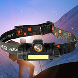 USB Rechargeable LED Headlamp Headlight Flashlight Head Lamp Torch Waterproof Outdoor Camping Portable Flashlight