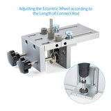 3-in-1 Punch Positioner with Clamp Punching Locator Hole Drill Punch Positioner Guide Locator Jig Dowelling Jig