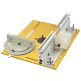 Router Table Insert Plate For Woodworking Benches Table Saw With Miter Gauge Guide Aluminium Profile Fence Sliding Brackets